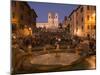 Spanish Steps and Trinita Dei Monti Church, Rome, Lazio, Italy, Europe-Angelo Cavalli-Mounted Photographic Print