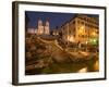 Spanish Steps and Trinita Dei Monti Church, Rome, Lazio, Italy, Europe-Angelo Cavalli-Framed Photographic Print