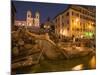 Spanish Steps and Trinita Dei Monti Church, Rome, Lazio, Italy, Europe-Angelo Cavalli-Mounted Photographic Print