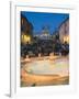 Spanish Steps at Night, Rome, Italy-Walter Bibikow-Framed Photographic Print