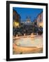 Spanish Steps at Night, Rome, Italy-Walter Bibikow-Framed Photographic Print