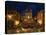 Spanish Steps Illuminated at Night in the City of Rome, Lazio, Italy, Europe-null-Stretched Canvas