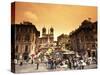 Spanish Steps in Rome, Italy-Bill Bachmann-Stretched Canvas