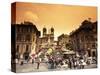 Spanish Steps in Rome, Italy-Bill Bachmann-Stretched Canvas