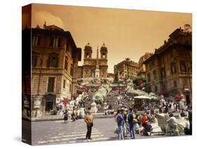 Spanish Steps, Rome, Italy-Bill Bachmann-Stretched Canvas