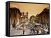 Spanish Steps, Rome, Italy-Bill Bachmann-Framed Stretched Canvas