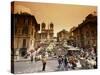 Spanish Steps, Rome, Italy-Bill Bachmann-Stretched Canvas