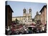 Spanish Steps, Rome, Lazio, Italy-Peter Scholey-Stretched Canvas