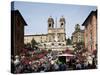 Spanish Steps, Rome, Lazio, Italy-Peter Scholey-Stretched Canvas