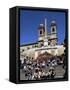 Spanish Steps, Rome, Lazio, Italy-John Miller-Framed Stretched Canvas