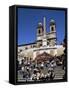 Spanish Steps, Rome, Lazio, Italy-John Miller-Framed Stretched Canvas