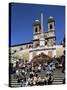 Spanish Steps, Rome, Lazio, Italy-John Miller-Stretched Canvas