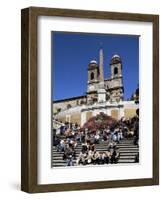 Spanish Steps, Rome, Lazio, Italy-John Miller-Framed Photographic Print