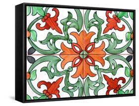 Spanish Tiles I-Jairo Rodriguez-Framed Stretched Canvas