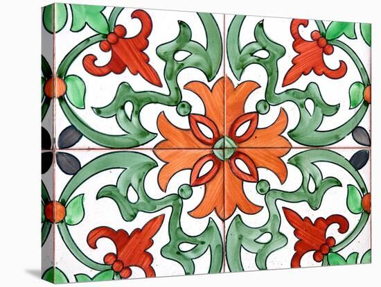Spanish Tiles I-Jairo Rodriguez-Stretched Canvas