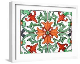 Spanish Tiles I-Jairo Rodriguez-Framed Photographic Print