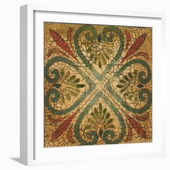 Spanish Tiles VI-Liz Jardine-Framed Art Print