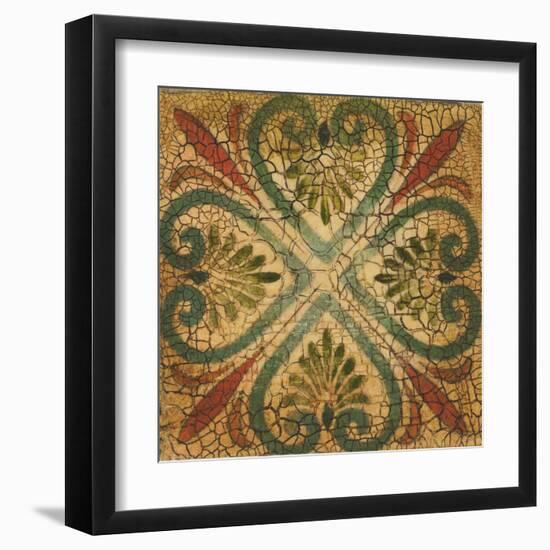 Spanish Tiles VI-Liz Jardine-Framed Art Print