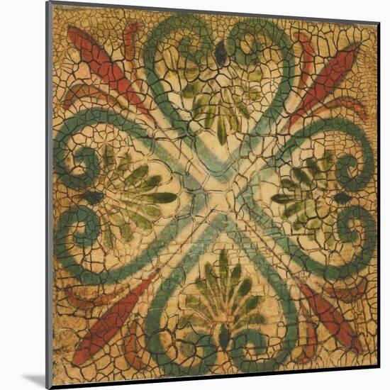 Spanish Tiles VI-Liz Jardine-Mounted Art Print