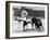 Spanish Toreador Manuel Benitez Called El Cordobes During Bullfight in Castellano De La Playa Spain-null-Framed Photo