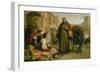 Spanish Town-Edwin Longsden Long-Framed Giclee Print