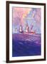 Spanish Treasure Frigate-Gregory Robinson-Framed Art Print