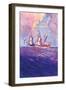 Spanish Treasure Frigate-Gregory Robinson-Framed Art Print