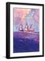 Spanish Treasure Frigate-Gregory Robinson-Framed Art Print