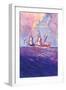 Spanish Treasure Frigate-Gregory Robinson-Framed Art Print