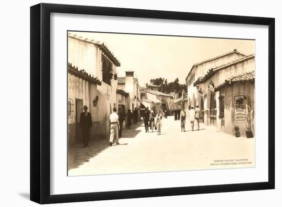 Spanish Village, Balboa Park, San Diego, California-null-Framed Art Print
