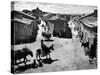 Spanish Village Showing Rows of Crude Stone and Adobe Houses-W^ Eugene Smith-Stretched Canvas