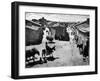 Spanish Village Showing Rows of Crude Stone and Adobe Houses-W^ Eugene Smith-Framed Photographic Print