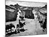 Spanish Village Showing Rows of Crude Stone and Adobe Houses-W^ Eugene Smith-Mounted Photographic Print