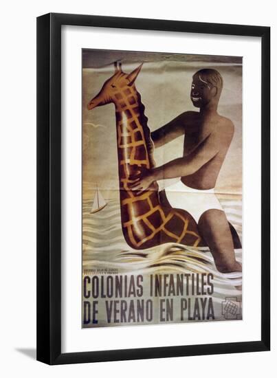 Spanish War, Camp Poster-null-Framed Art Print