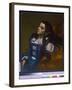 Spanish Woman, 1855 (Oil on Canvas)-Gustave Courbet-Framed Giclee Print