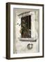Spanish Woman and Child Looking Through a Window, California Territory-null-Framed Giclee Print