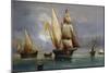 Spanish Xebec, Oil on Canvas, by Cheri Dubreuil, 19th Century-null-Mounted Giclee Print