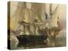 Spanish Xebeque Frigate, El Gamom, c.1845-Clarkson Stanfield-Stretched Canvas