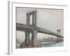 Spanning the East River II-null-Framed Art Print