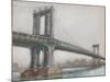 Spanning the East River II-null-Mounted Art Print