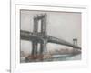 Spanning the East River II-null-Framed Art Print