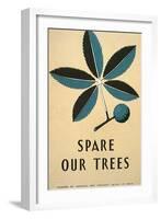 Spare Our Trees, WPA, c.1938-Stanley Thomas Clough-Framed Giclee Print