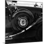 Spare Tire Stored on Side Fender of an Automobile-Walker Evans-Mounted Photographic Print