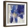 Sparkle Abstract II Blue-Silvia Vassileva-Framed Art Print