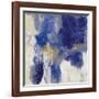 Sparkle Abstract II Blue-Silvia Vassileva-Framed Art Print