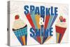 Sparkle and Shine I-Veronique Charron-Stretched Canvas