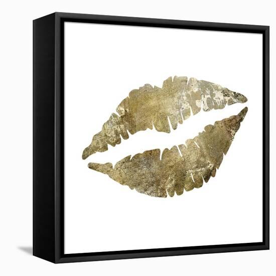 Sparkle Glam Lips-Melody Hogan-Framed Stretched Canvas