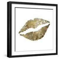 Sparkle Glam Lips-Melody Hogan-Framed Art Print