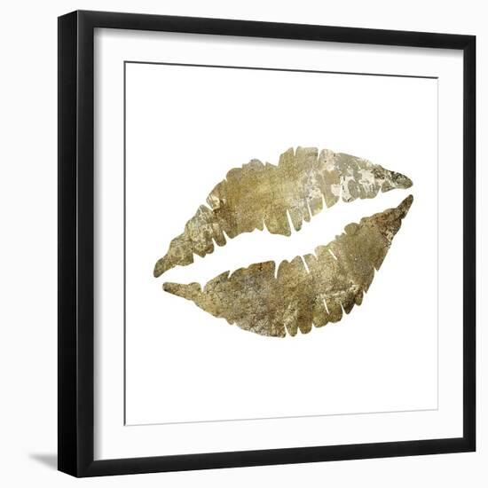 Sparkle Glam Lips-Melody Hogan-Framed Art Print