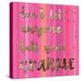 Sparkle Glam Pinks 2-Melody Hogan-Stretched Canvas